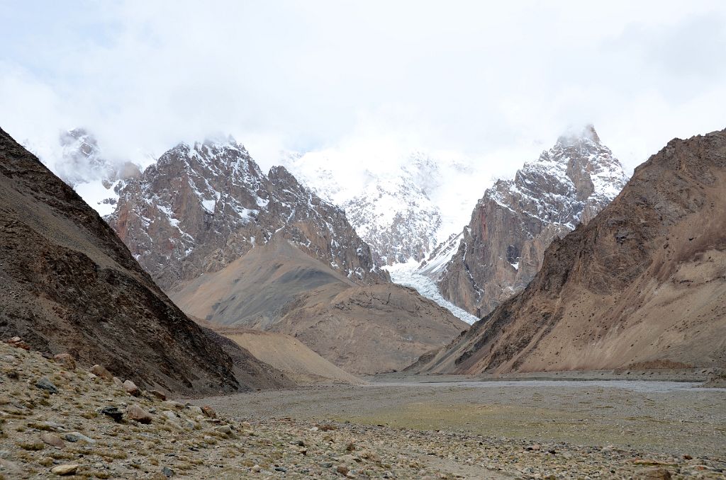 24 Trail Ahead River Between Sarak And Kotaz On Trek To K2 North Face In China